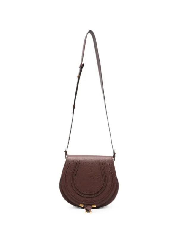 Marcie Leather Saddle Bag made by Chloe