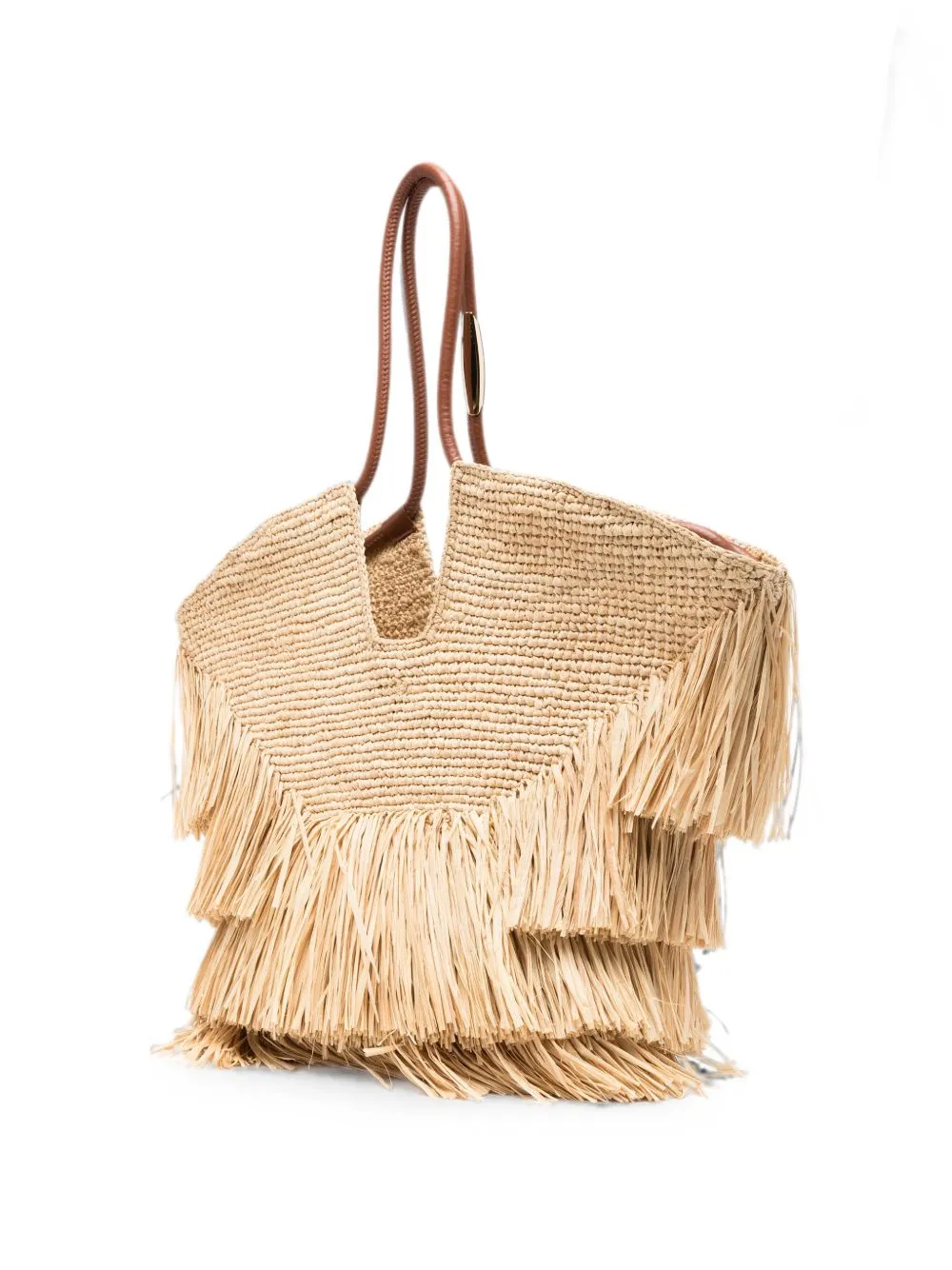 Goldentime Medium Rafia Tote sold by Wanan Luxury product image thumbnail 3