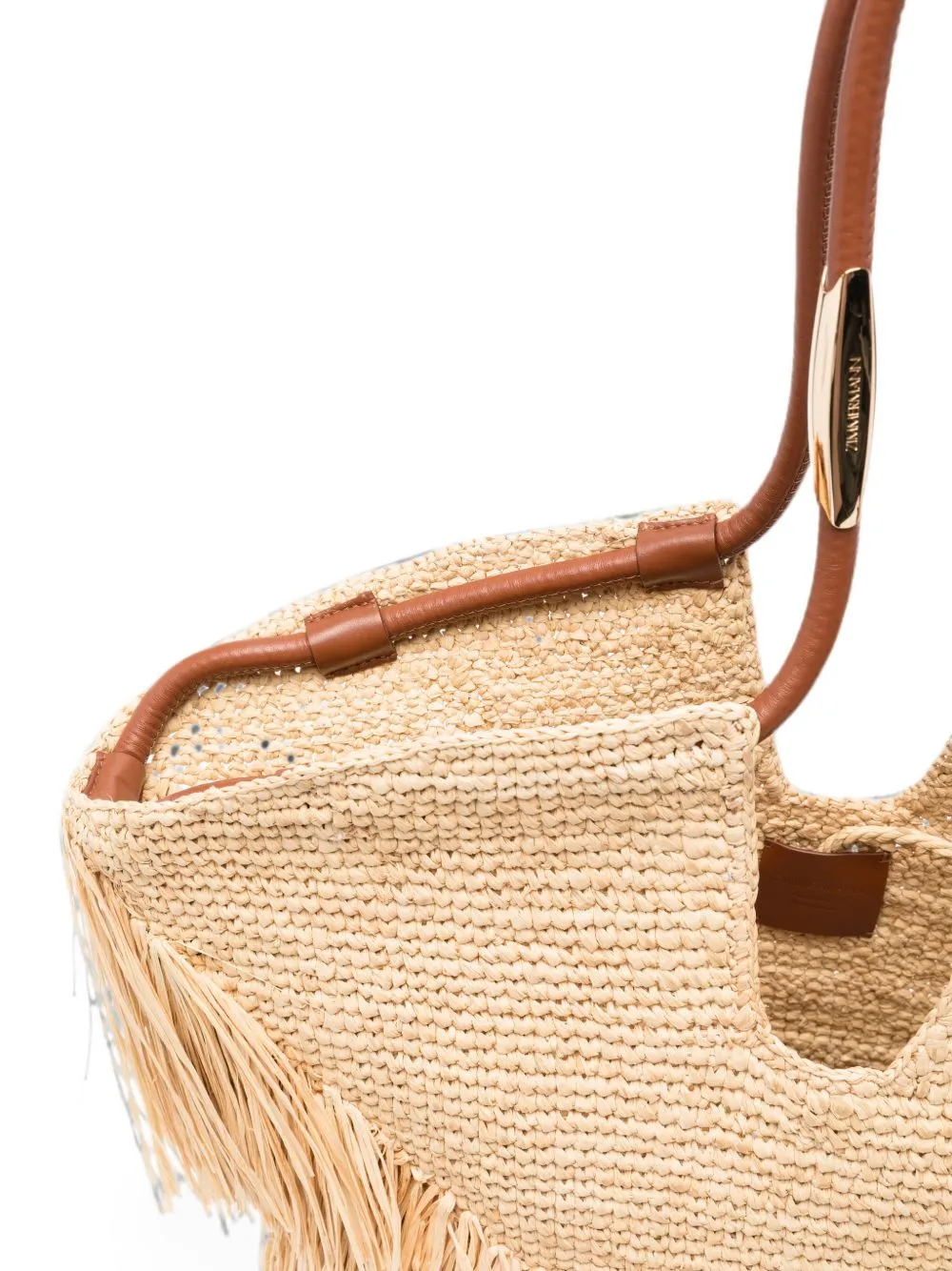 Goldentime Medium Rafia Tote sold by Wanan Luxury product image thumbnail 4