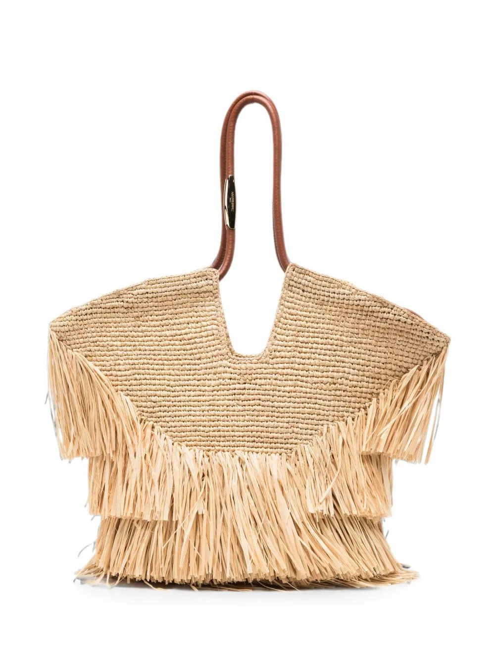 Goldentime Medium Rafia Tote sold by Wanan Luxury