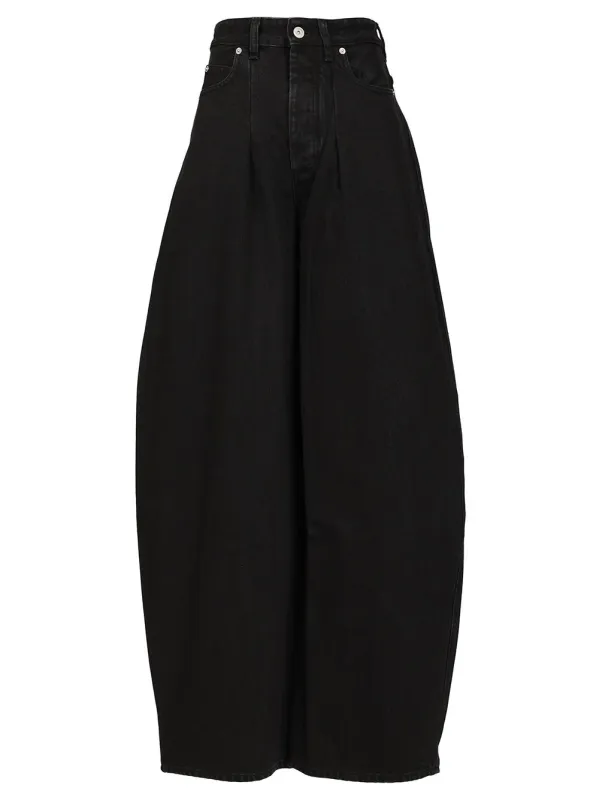 NîMes Ovalo Jeans Black made by Jacquemus