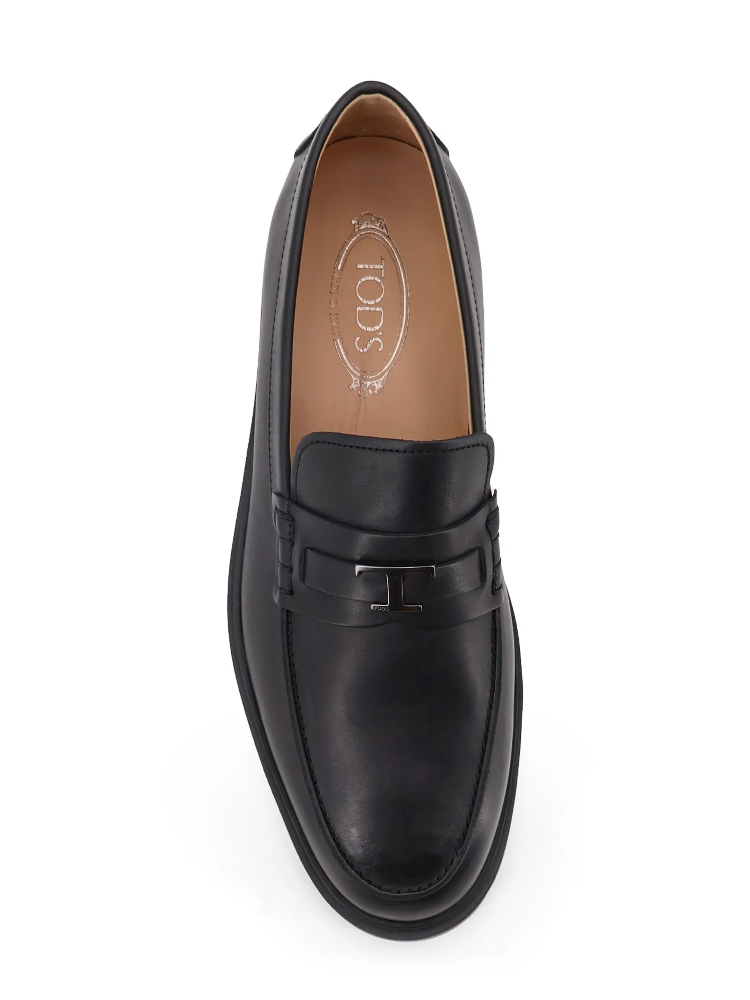 Leather Loafers With Metal Logo sold by Wanan Luxury product image thumbnail 5