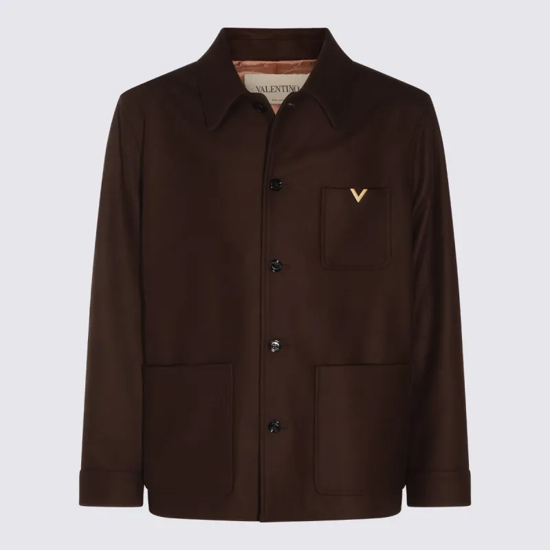 Jackets Brown made by Valentino Garavani