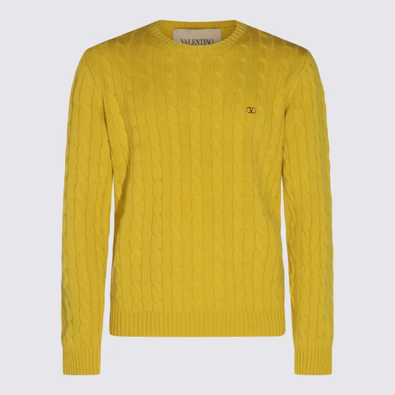 Sweaters Yellow made by Valentino Garavani