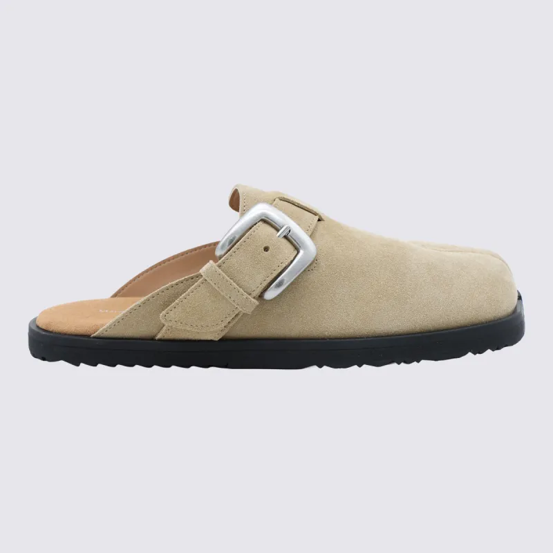 Flat Shoes Pale Khaki made by Maison Margiela