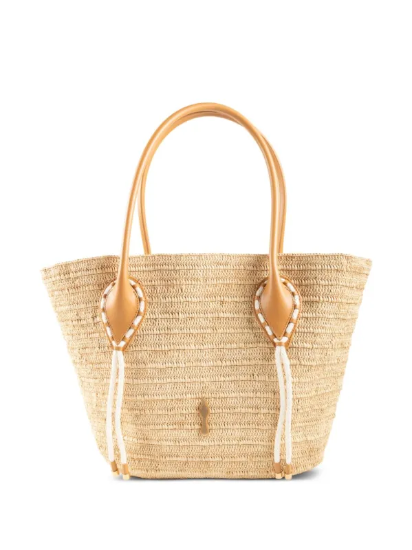 Venus Large Rafia Tote made by Christian Louboutin