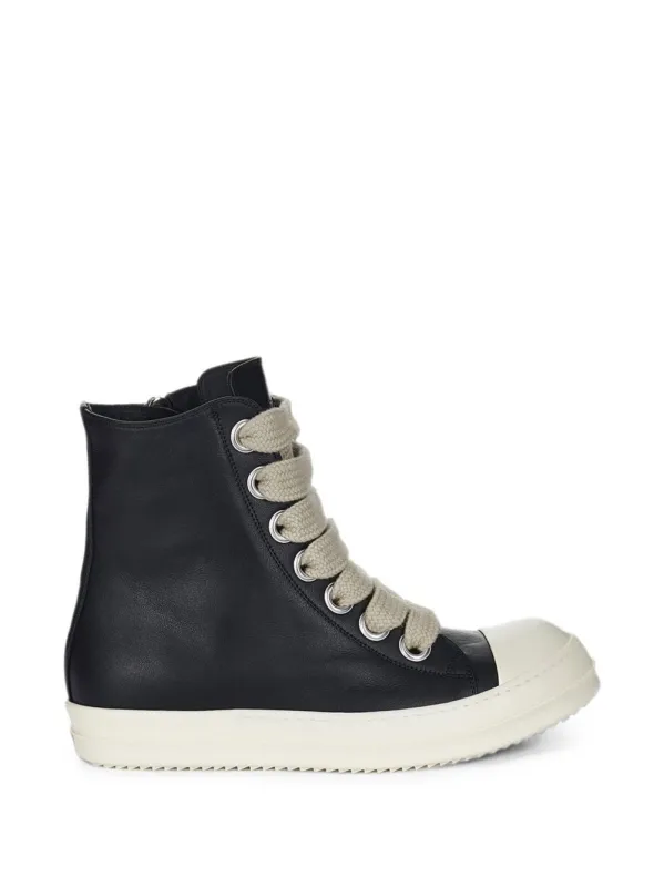 Jumbolace Leather Sneakers made by Rick Owens