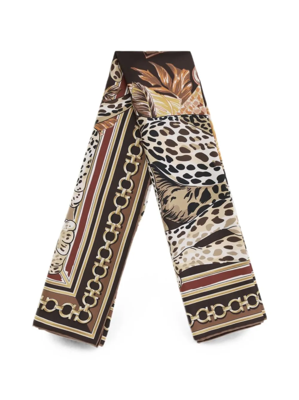 Printed Silk Foulard sold by Wanan Luxury product image thumbnail 2