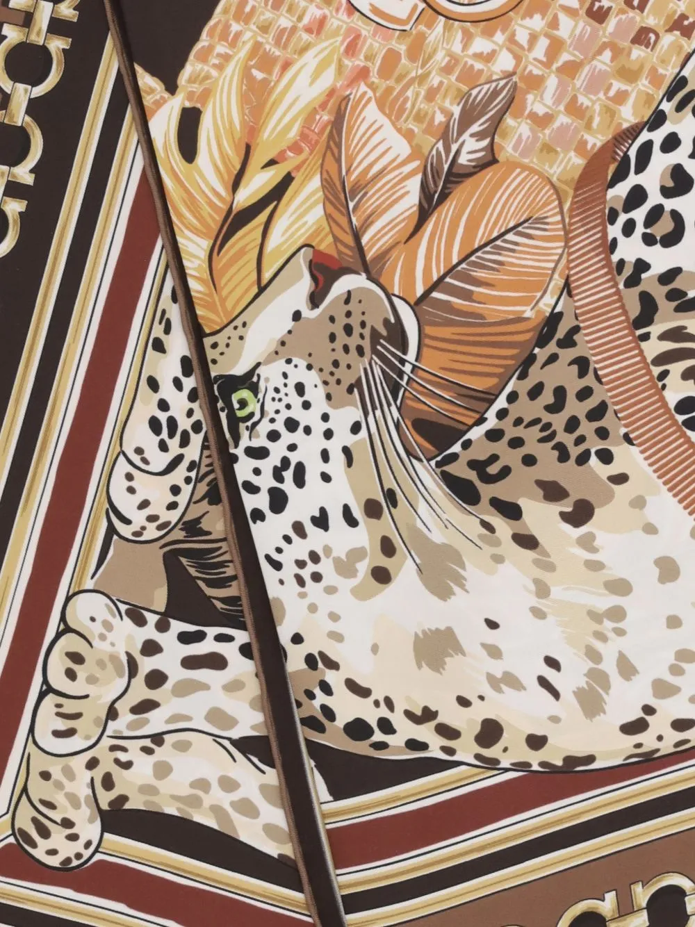 Printed Silk Foulard sold by Wanan Luxury product image thumbnail 4