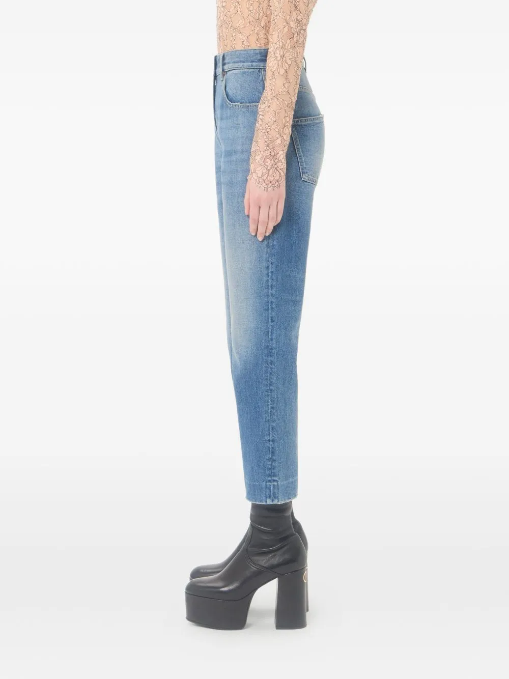 Denim Cotton Jeans sold by Wanan Luxury product image thumbnail 5