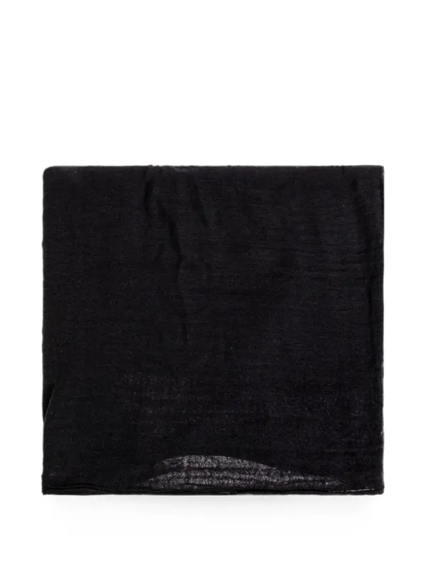 Scarfs Black made by Rick Owens