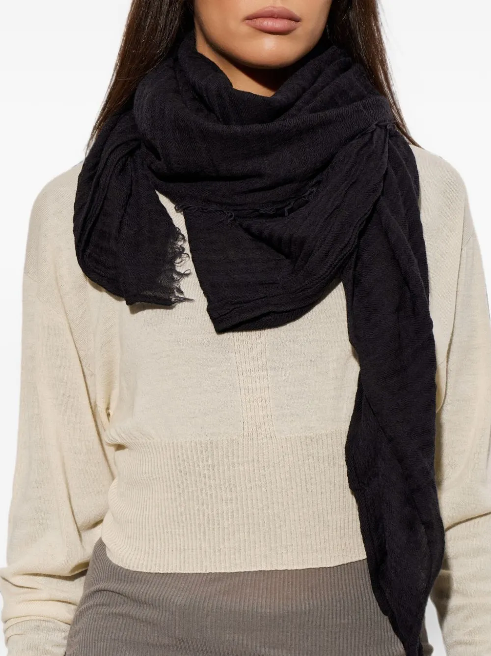 Scarfs Black sold by Wanan Luxury product image thumbnail 2