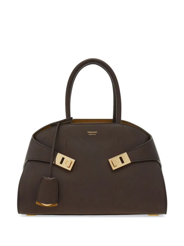 Hug Small Leather Handbag made by Salvatore Ferragamo