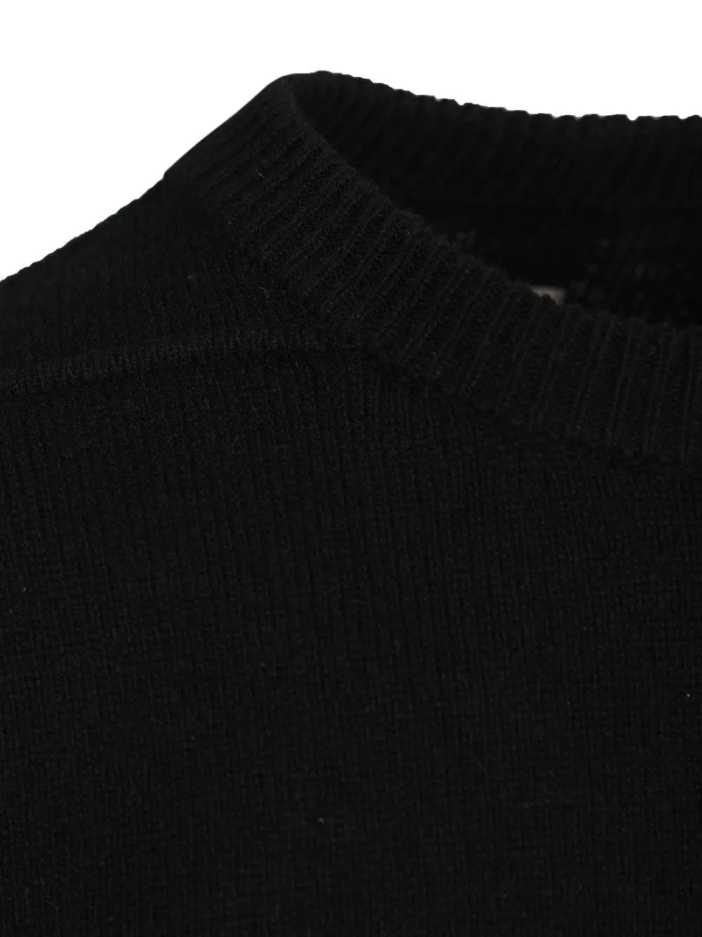 Crew Neck Sweater Knitwear Black sold by Wanan Luxury product image thumbnail 3
