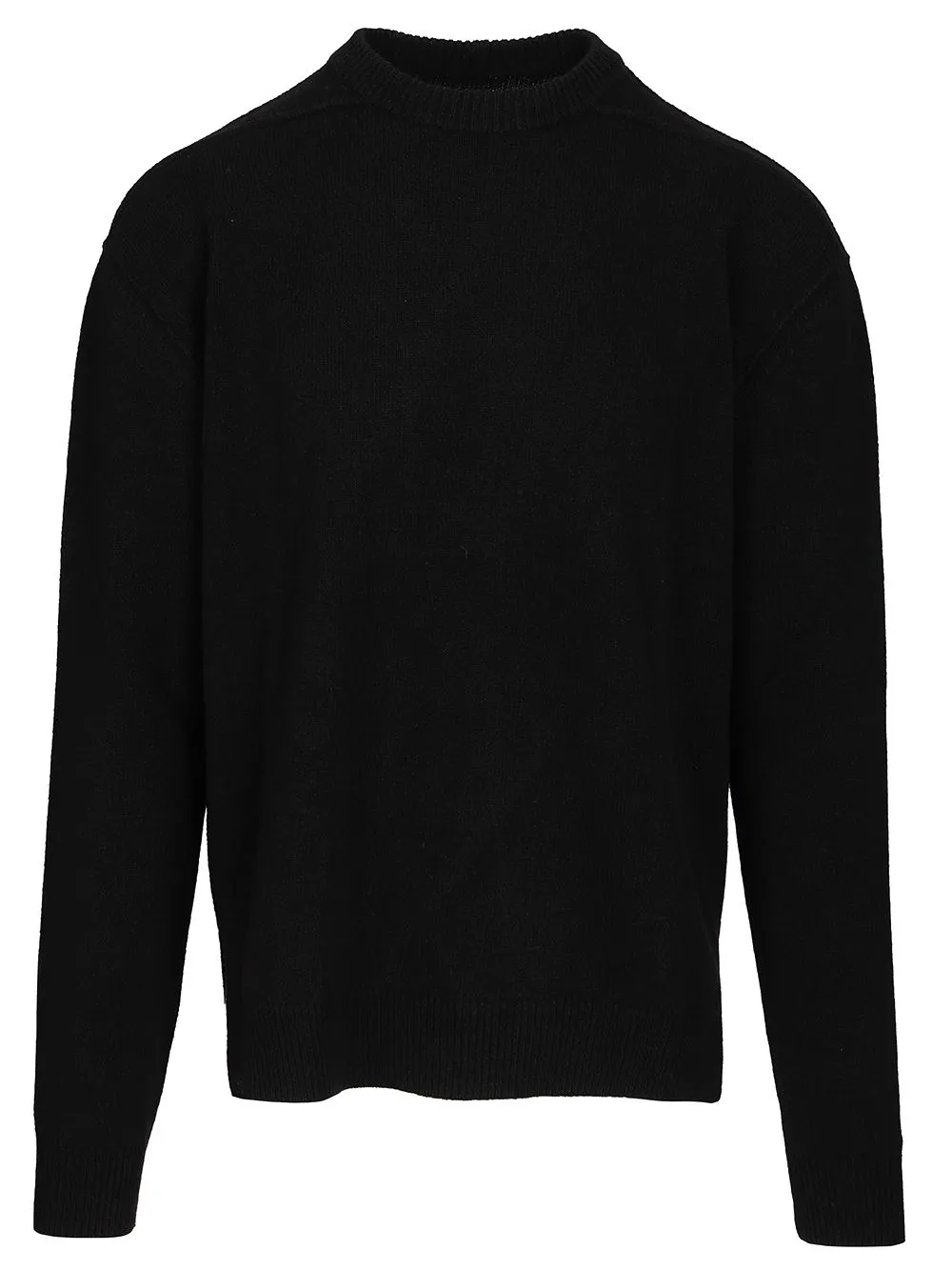 Crew Neck Sweater Knitwear Black sold by Wanan Luxury
