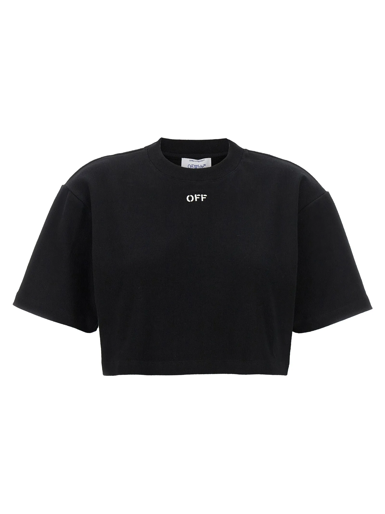 Off Stamp T-Shirt Black sold by Wanan Luxury