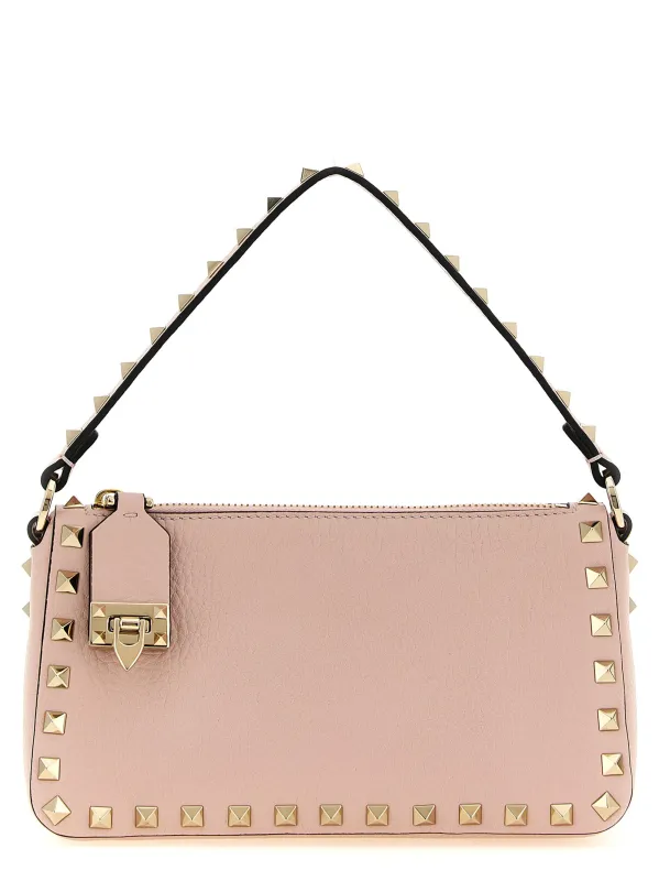Rockstud Shoulder Bags Pink made by Valentino Garavani
