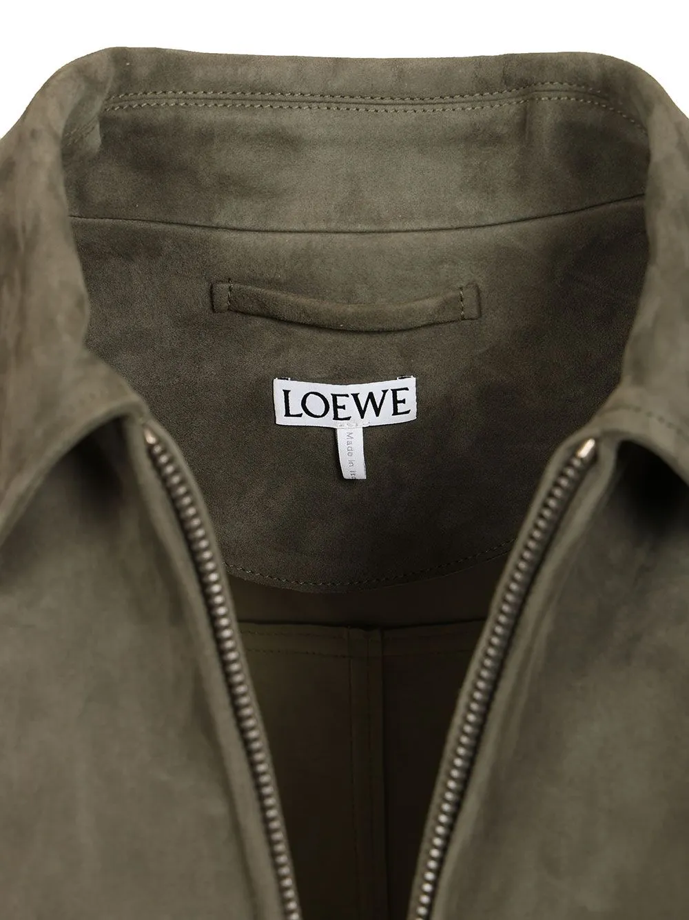 Lightweight Suede Lambskin Jacket Jackets Green sold by Wanan Luxury product image thumbnail 4