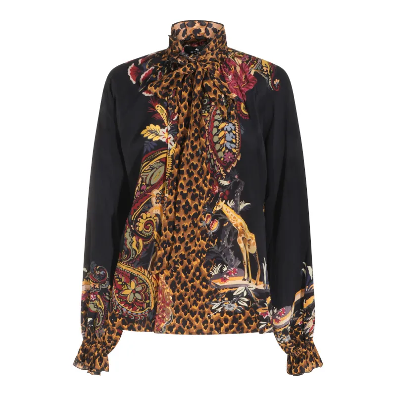 Shirts Black/Bordeaux made by Etro