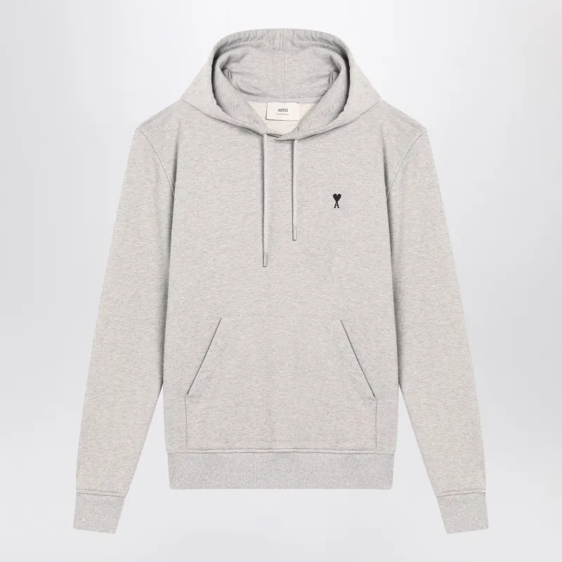 Grey Ami De Coeur Hoodie made by Ami