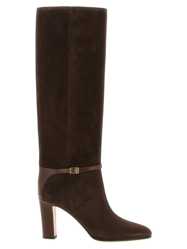 Pattie Boots And Ankle Boots Brown made by Valentino Garavani