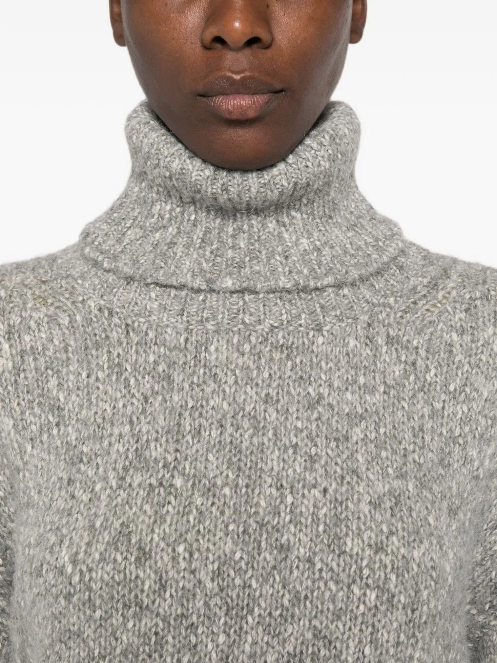 Cotton And Wool Turtle-Neck Sweater sold by Wanan Luxury product image thumbnail 4