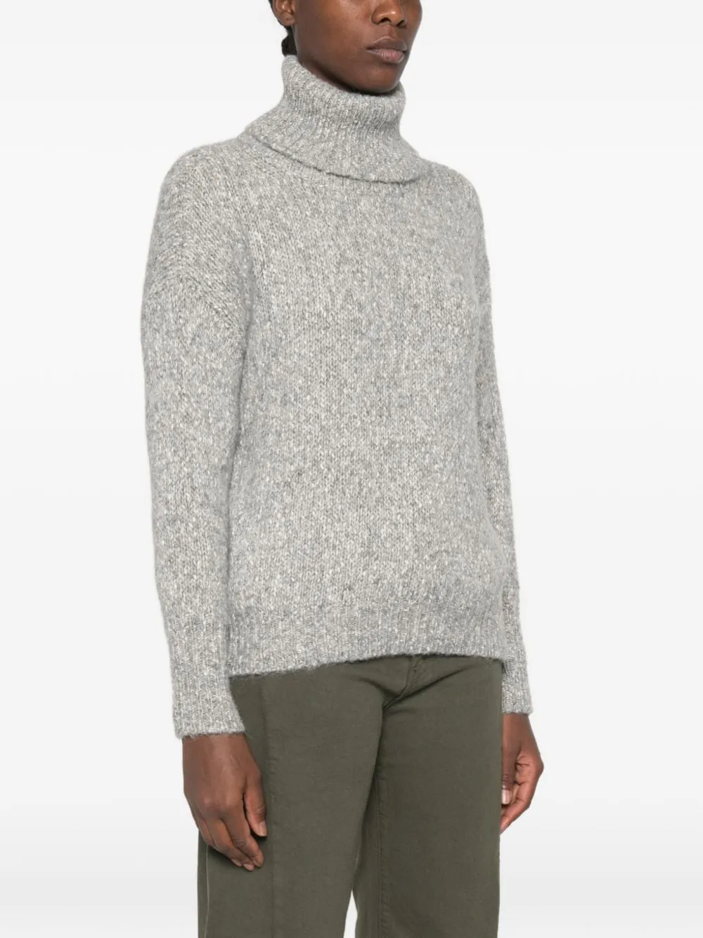Cotton And Wool Turtle-Neck Sweater sold by Wanan Luxury product image thumbnail 5
