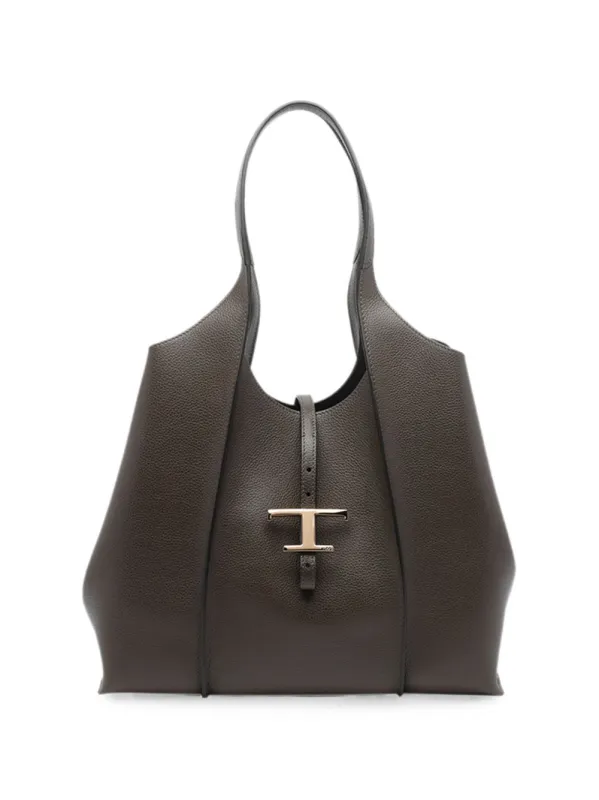 T Timeless Medium Leather Tote Bag made by Tod's