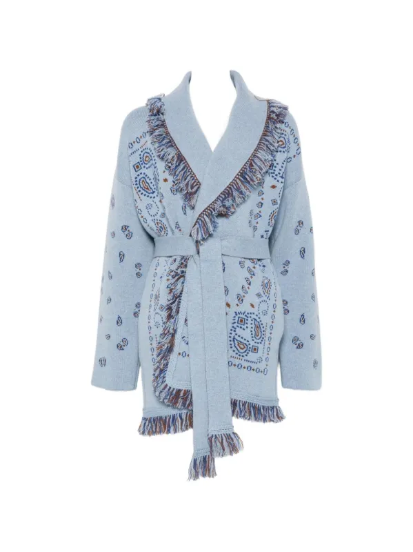 Bandana Cashmere Cardigan made by ALANUI