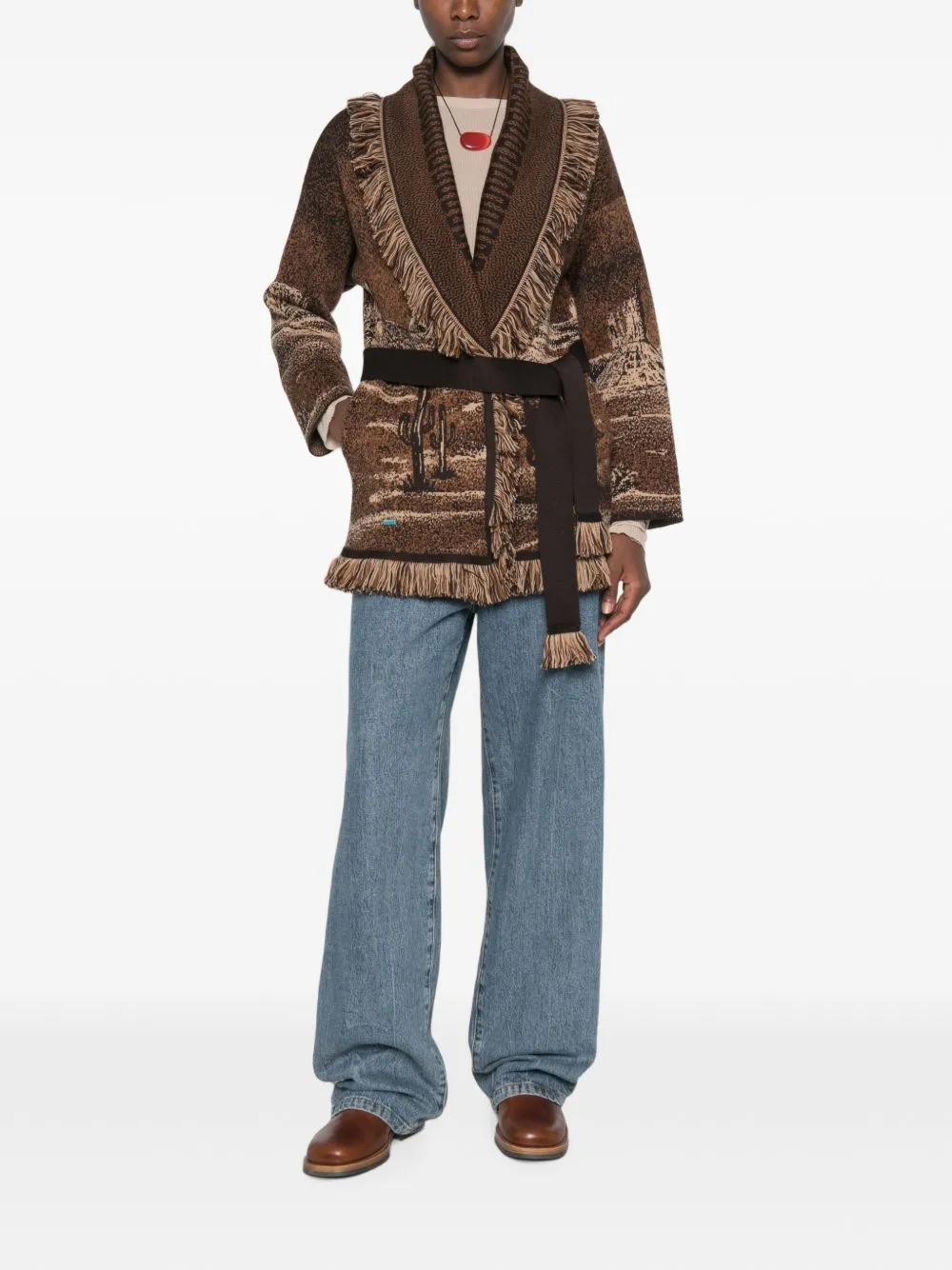Wild Wild Wool Cardigan sold by Wanan Luxury product image thumbnail 5
