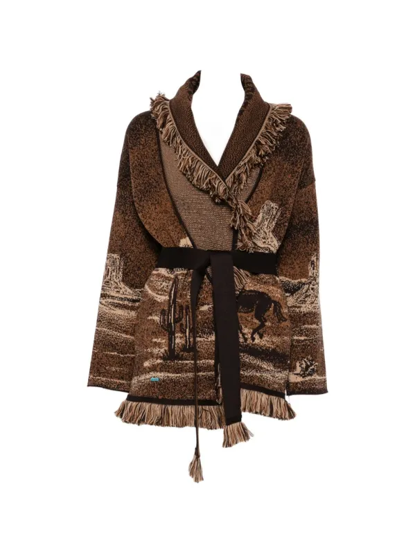 Wild Wild Wool Cardigan made by ALANUI