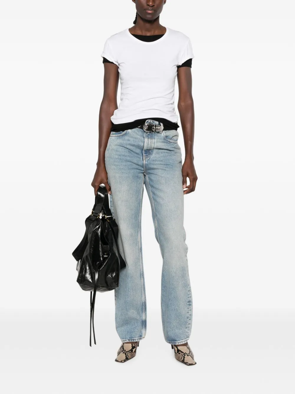 Denim Cotton Jeans sold by Wanan Luxury product image thumbnail 3