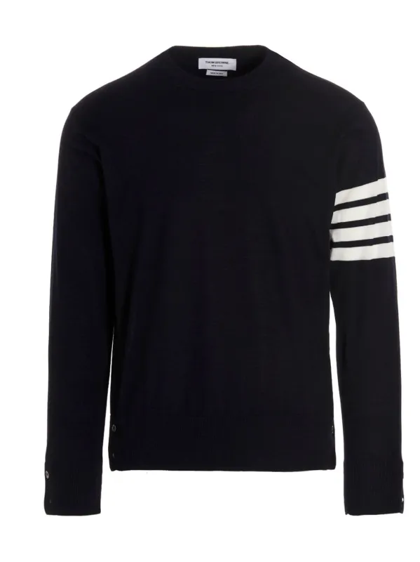 4 Bar Sweaters And Cardigans Blue made by Thom Browne