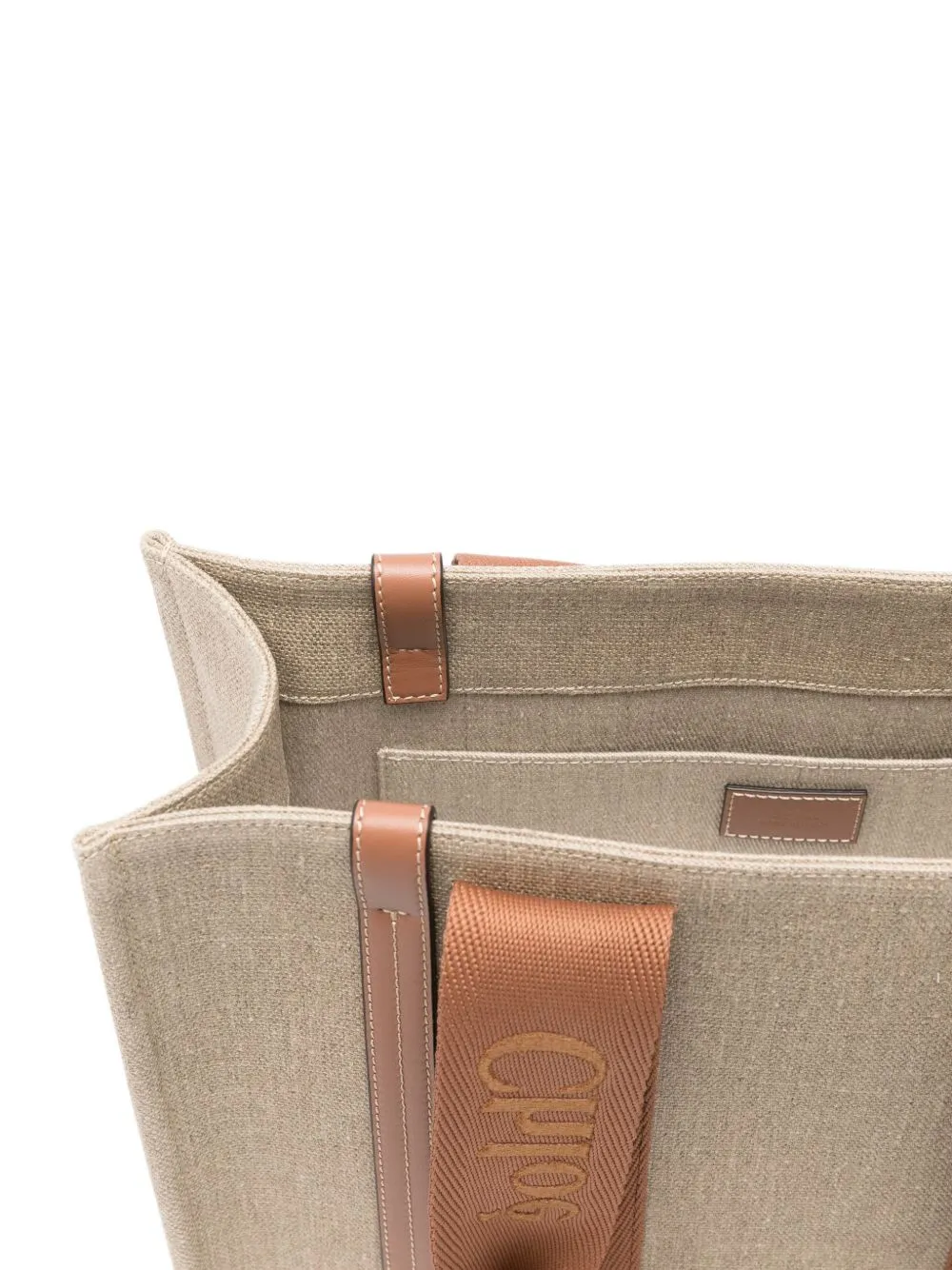 Woody Linen Tote Bag sold by Wanan Luxury product image thumbnail 4