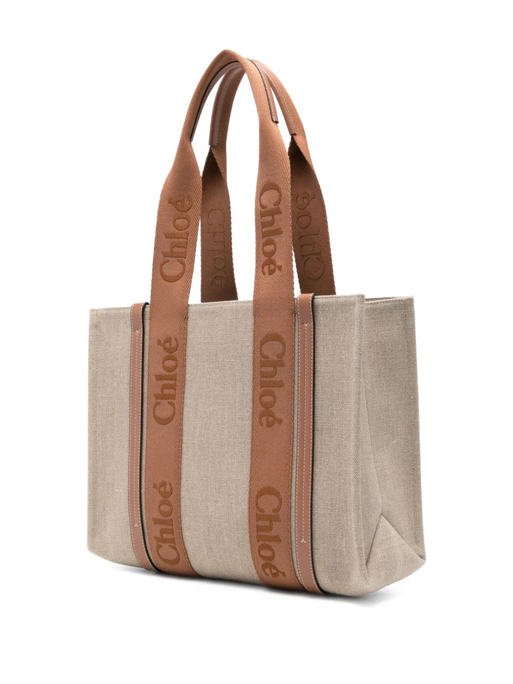 Woody Linen Tote Bag sold by Wanan Luxury product image thumbnail 5