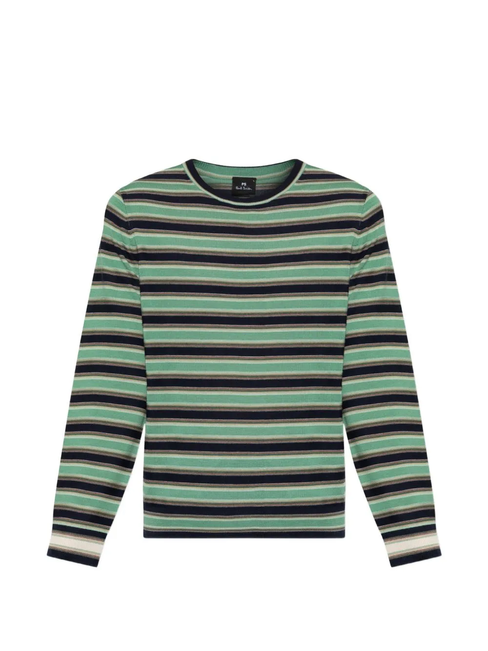 Wool Striped Crewneck Sweater sold by Wanan Luxury