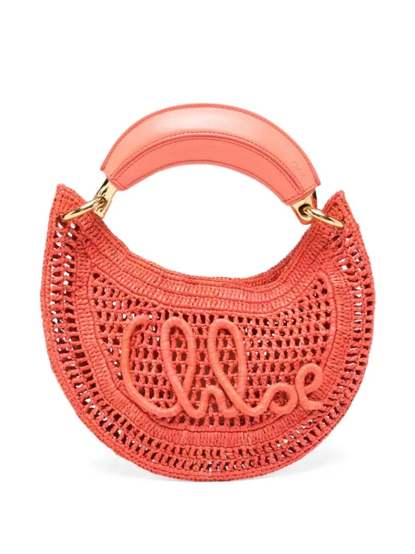 Summer Banana Rafia Mini Hobo Bag made by Chloe