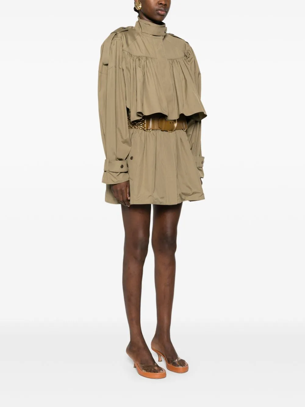 Cotton Trench Coat sold by Wanan Luxury product image thumbnail 5