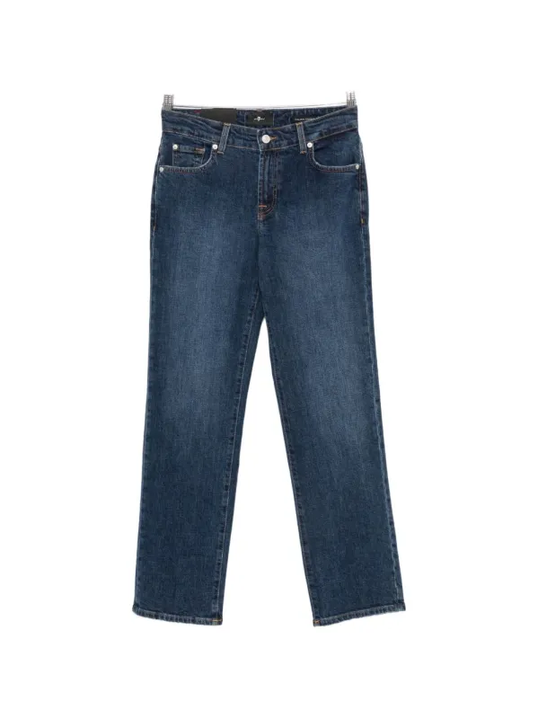Calie Straight Denim Jeans made by Wanan Luxury