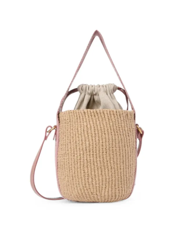 Woody Small Rafia Bucket Bag made by Chloe