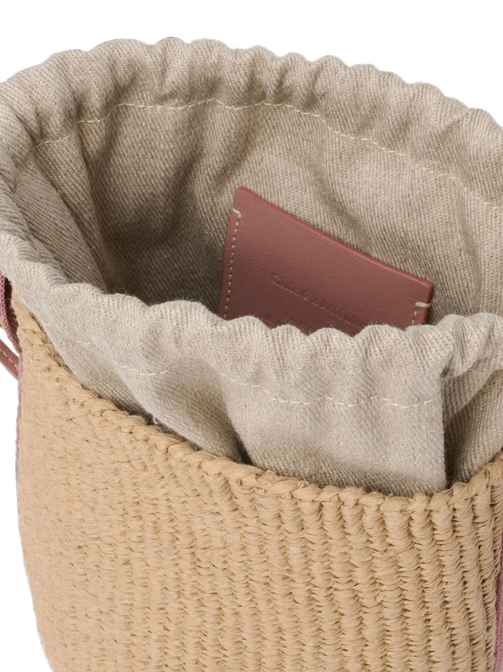 Woody Small Rafia Bucket Bag sold by Wanan Luxury product image thumbnail 2