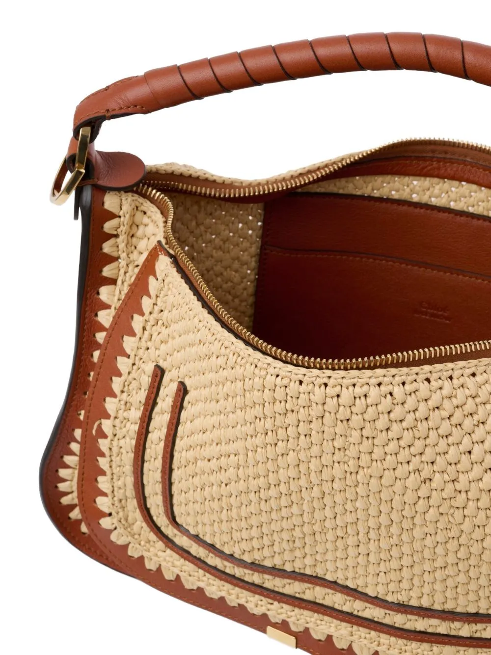 Marcie Small Rafia Shoulder Bag sold by Wanan Luxury product image thumbnail 5