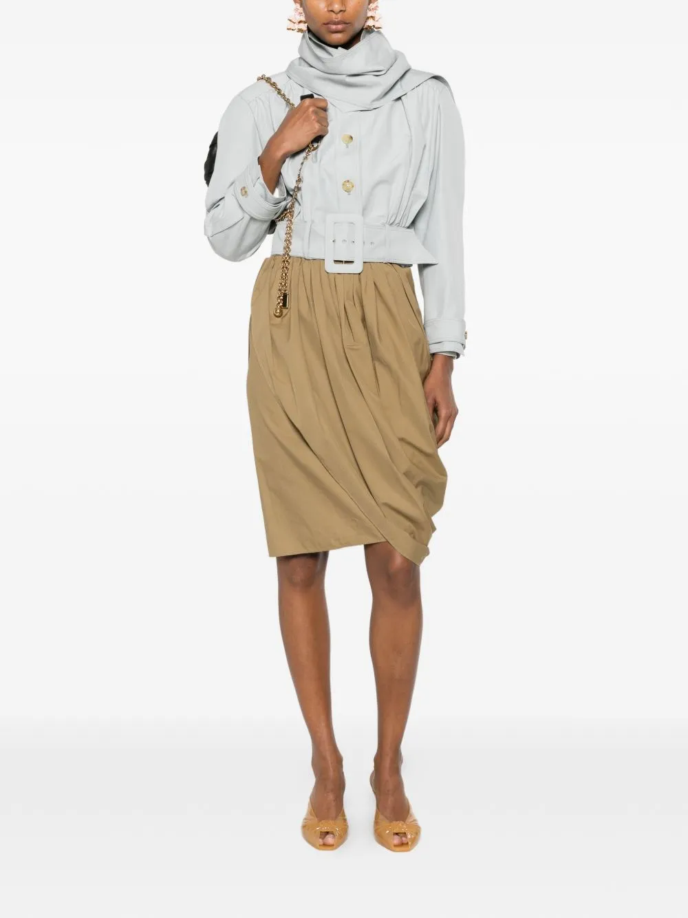 Cotton And Linen Blend Blouson Jacket sold by Wanan Luxury product image thumbnail 2