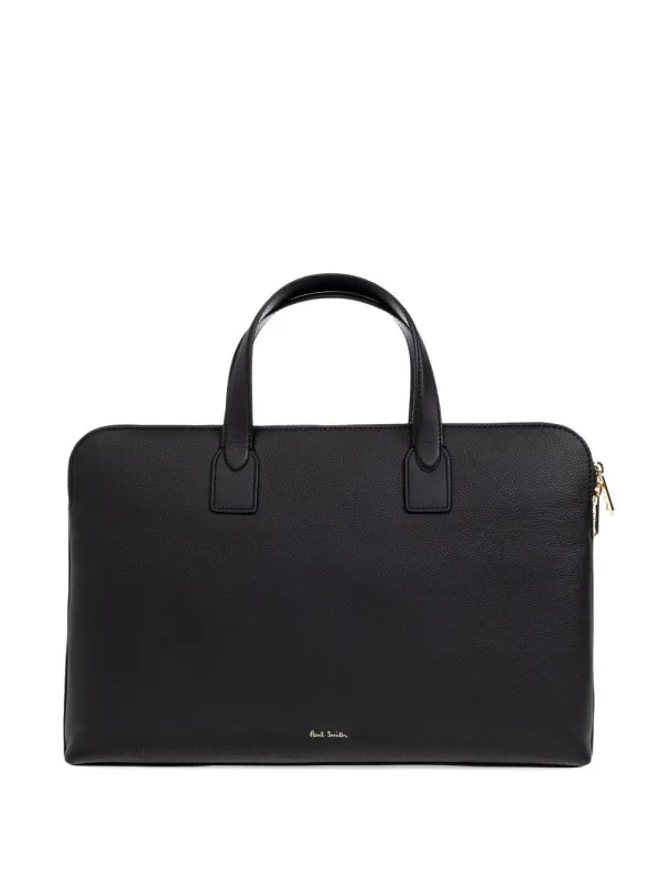 Signature Stripe Leather Handbag made by Paul Smith
