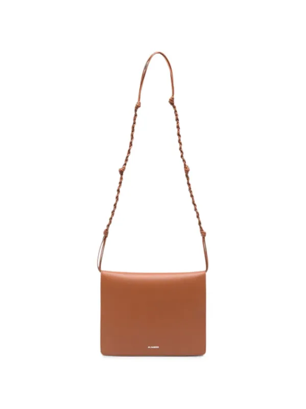 Tangle Medium Leather Crossbody Bag made by Jil Sander