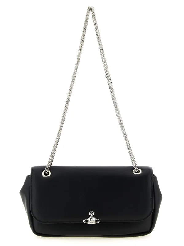 Chain Crossbody Purse Crossbody Bags Black made by Vivienne Westwood