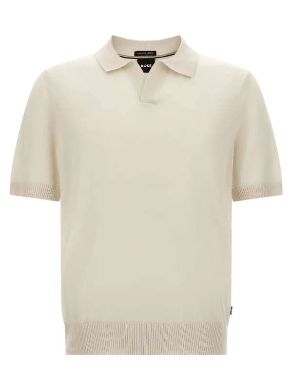 H-Lantoni Polo White made by Hugo Boss