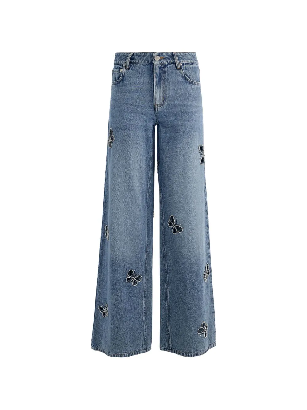 Cutout Denim Jeans sold by Wanan Luxury