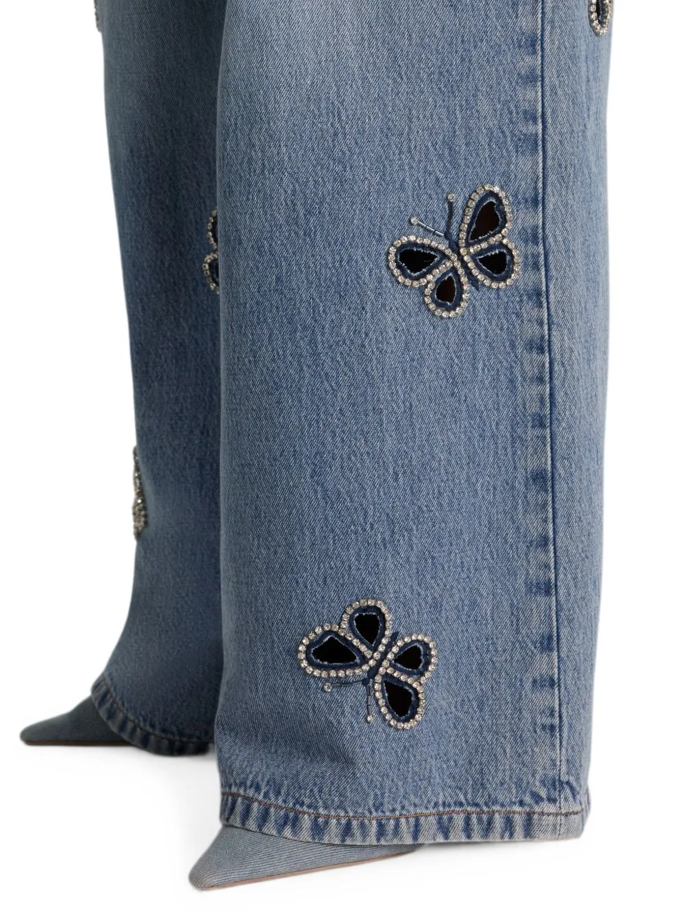 Cutout Denim Jeans sold by Wanan Luxury product image thumbnail 3