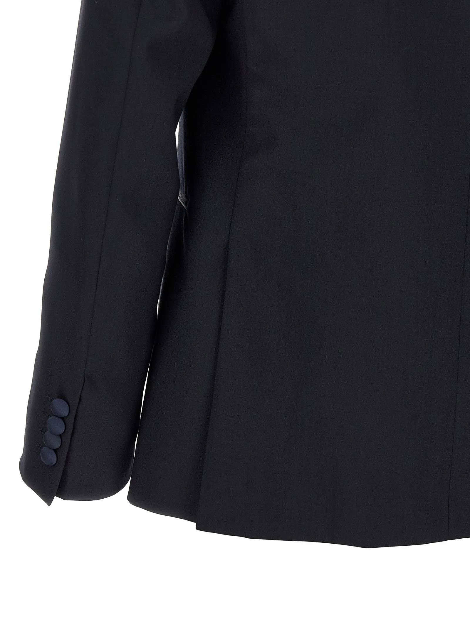 Wool And Satin Dress Suits Black sold by Wanan Luxury product image thumbnail 3